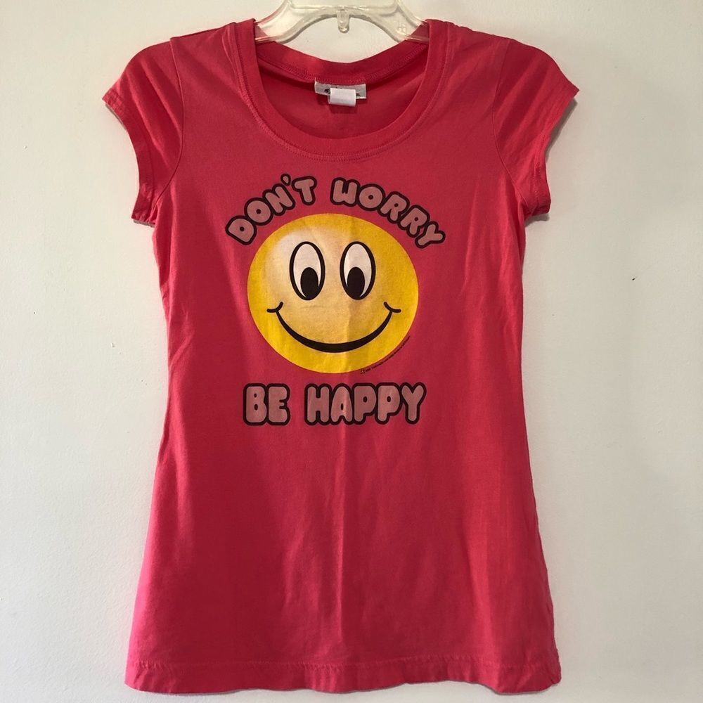 "Don't Worry Be Happy" Ladies Self Esteem T-shirt